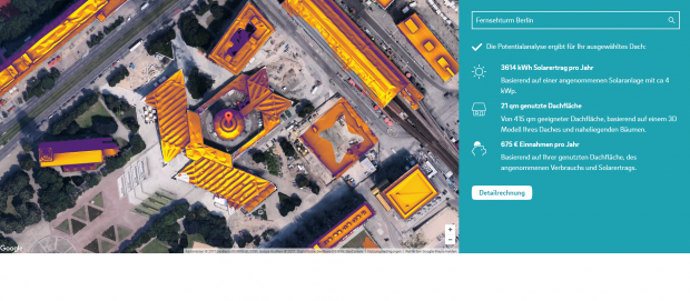 In besiedelten Gegenden werden Messungen korrekt durchgeführt. (Screenshot: Oliver Nickel/Golem.de)